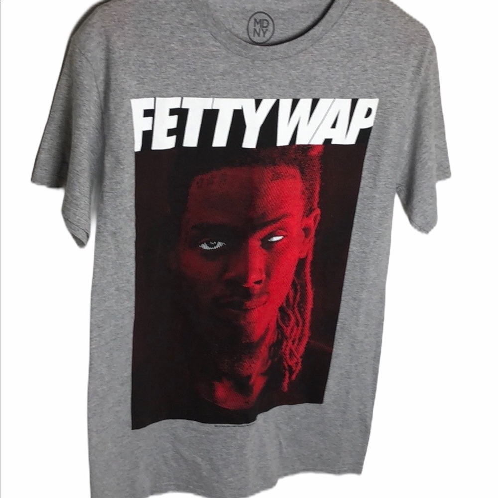 Fetty Wap Short Sleeve Gray Tee Size S